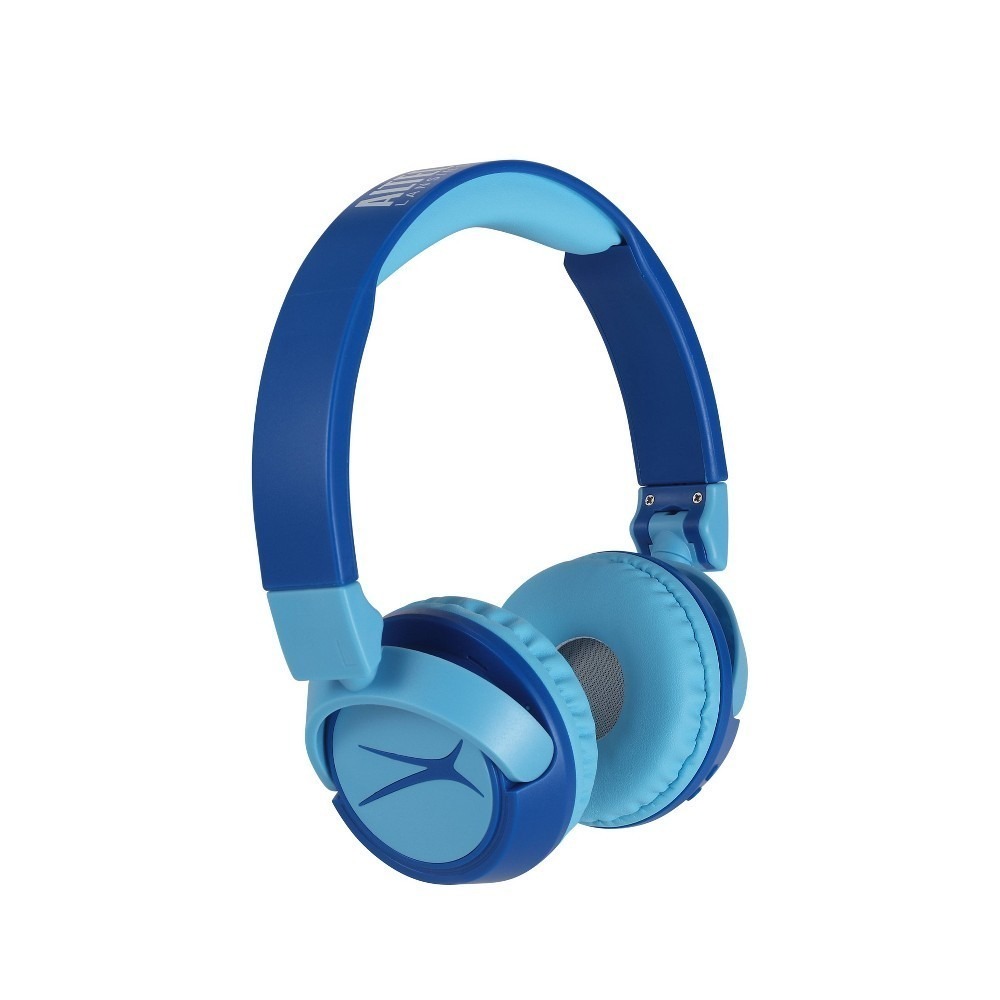 Altec Lansing 2 N 1 Kids Wireless Headphones NIB Blue Volume Limiting